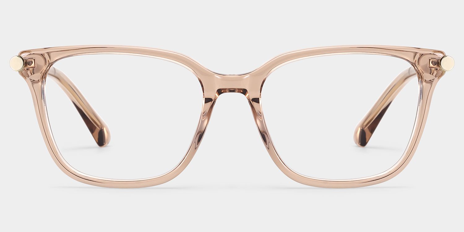 Delilah Carré Beige Lunettes2