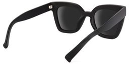 Malcolm Noir Carré lunettes de soleil2