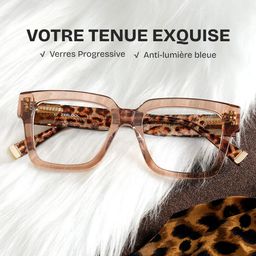 Caius Beige Carré lunettes0