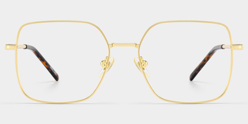 Abigail Doré Carré Lunettes