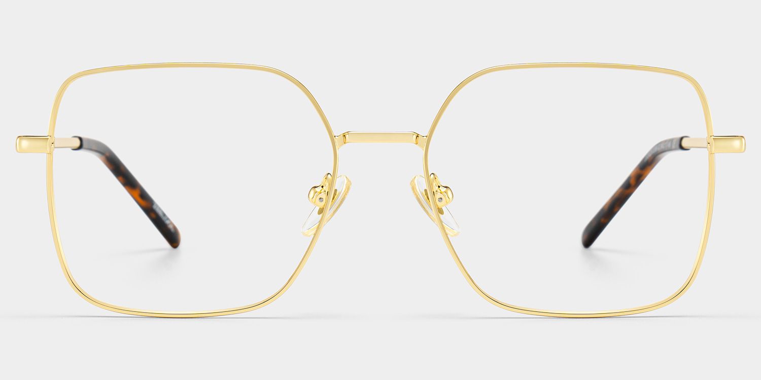 Abigail Doré Carré Lunettes2