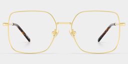 Abigail Doré Carré Lunettes2