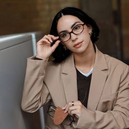 Everly Ovale Tortue Lunettes8