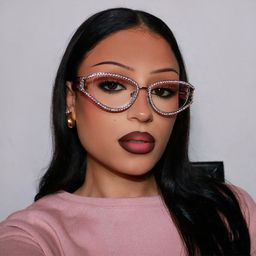 Star Cateye Irisé Lunettes6