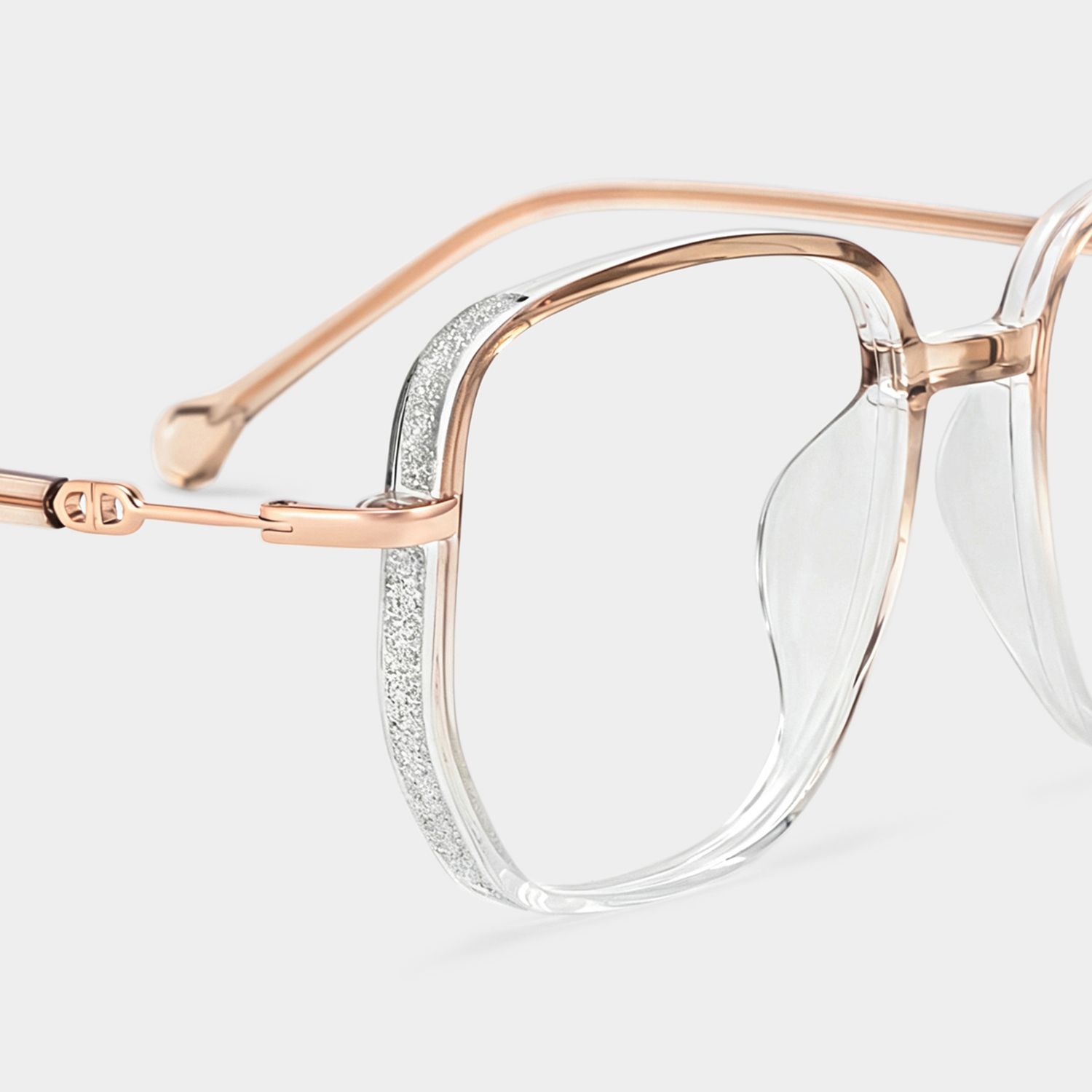 Lunettes Joana Géométriques Beiges5