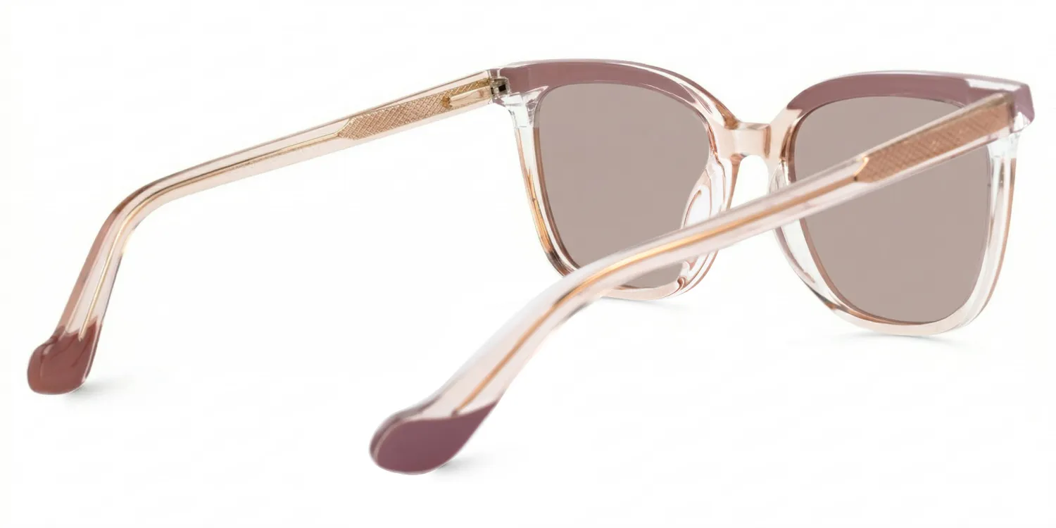 Tawana Carrées Violettes TR90 Lunettes2