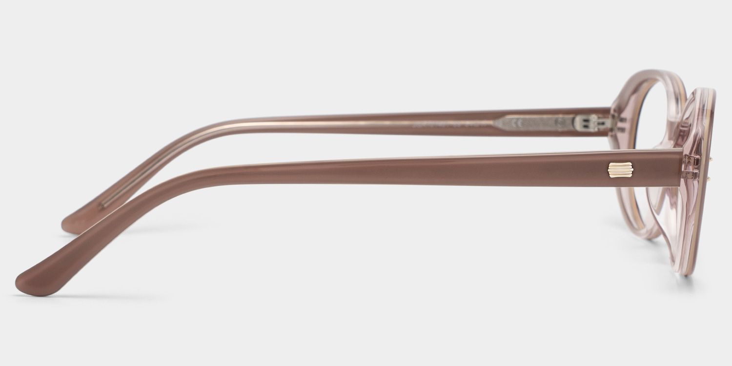 Lennon Marron Ovale Lunettes3