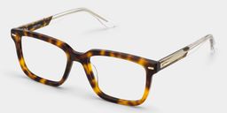 Lunettes rectangulaires écaille de tortue4