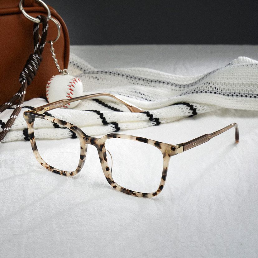 Zoe Carré Tortue Lunettes