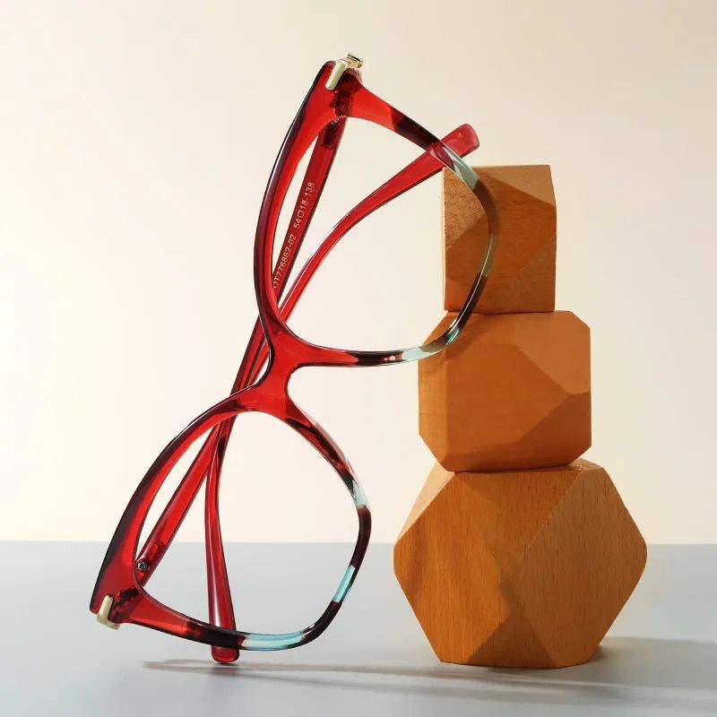 Lamar Lunettes Papillon Rouges