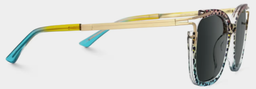 Carré Léopard Bleu TR90 Solaire2