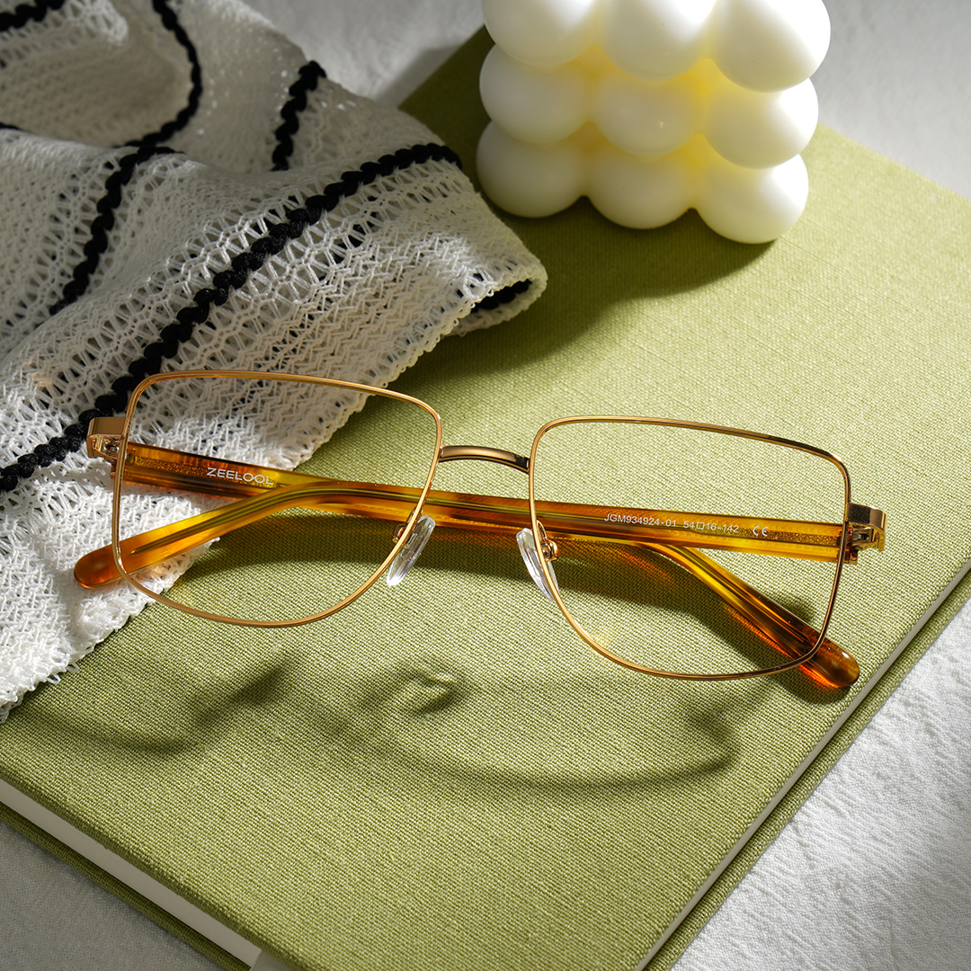 Felicity Géométrique Or Lunettes0