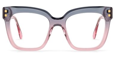 Minguela Carré Gris Rose Lunettes