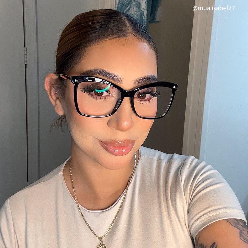 Isaebella Noir Papillon Lunettes10