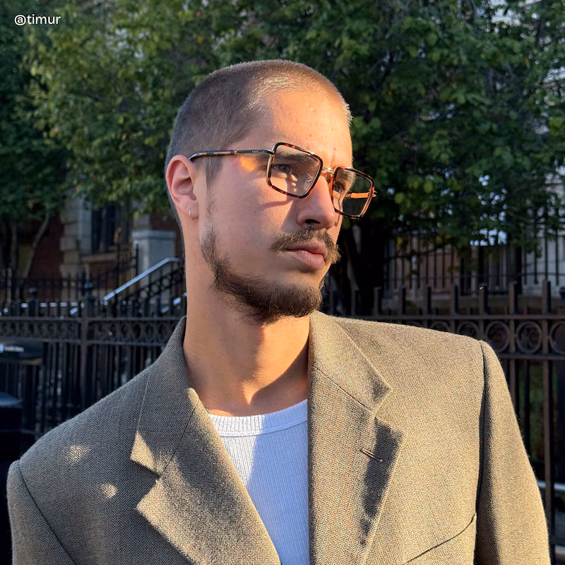 Hunter Carré Tortue Lunettes7