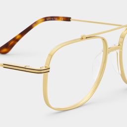 Or Aviateur Lunettes5