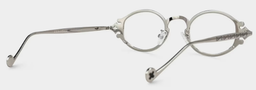 Ovales Métal Argenté Lunettes4