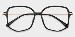 Lunettes géométriques noires en TR902