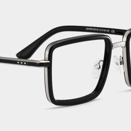 Hunter Carré Noir Lunettes4