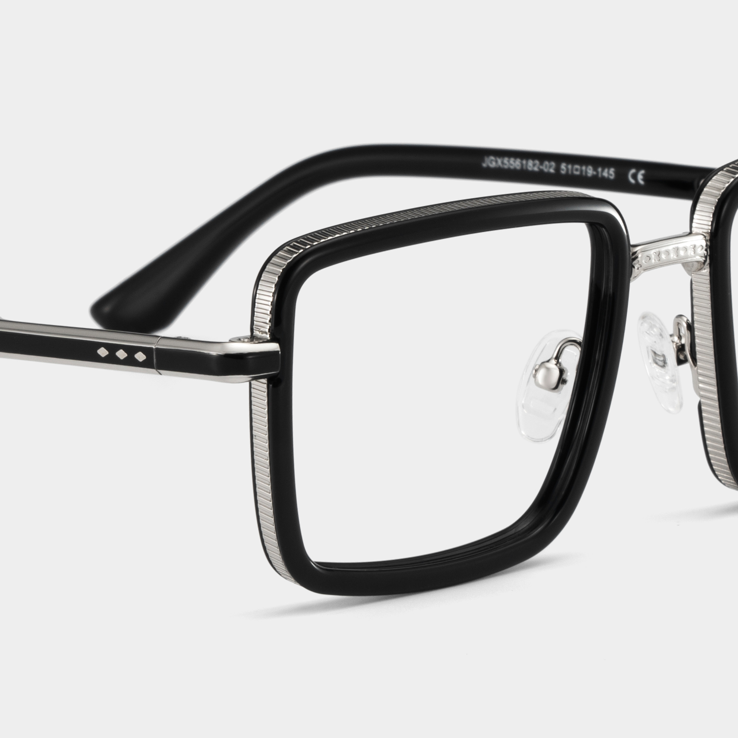 Hunter Carré Noir Lunettes4