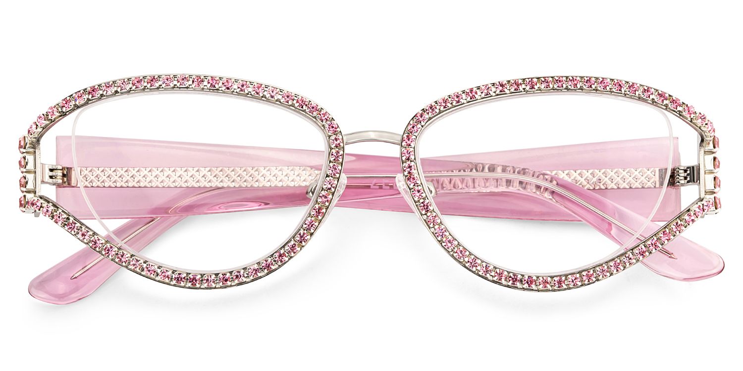 Star Cateye Irisé Lunettes2