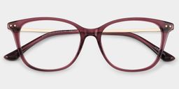 Rouge Rectangle Lunettes3