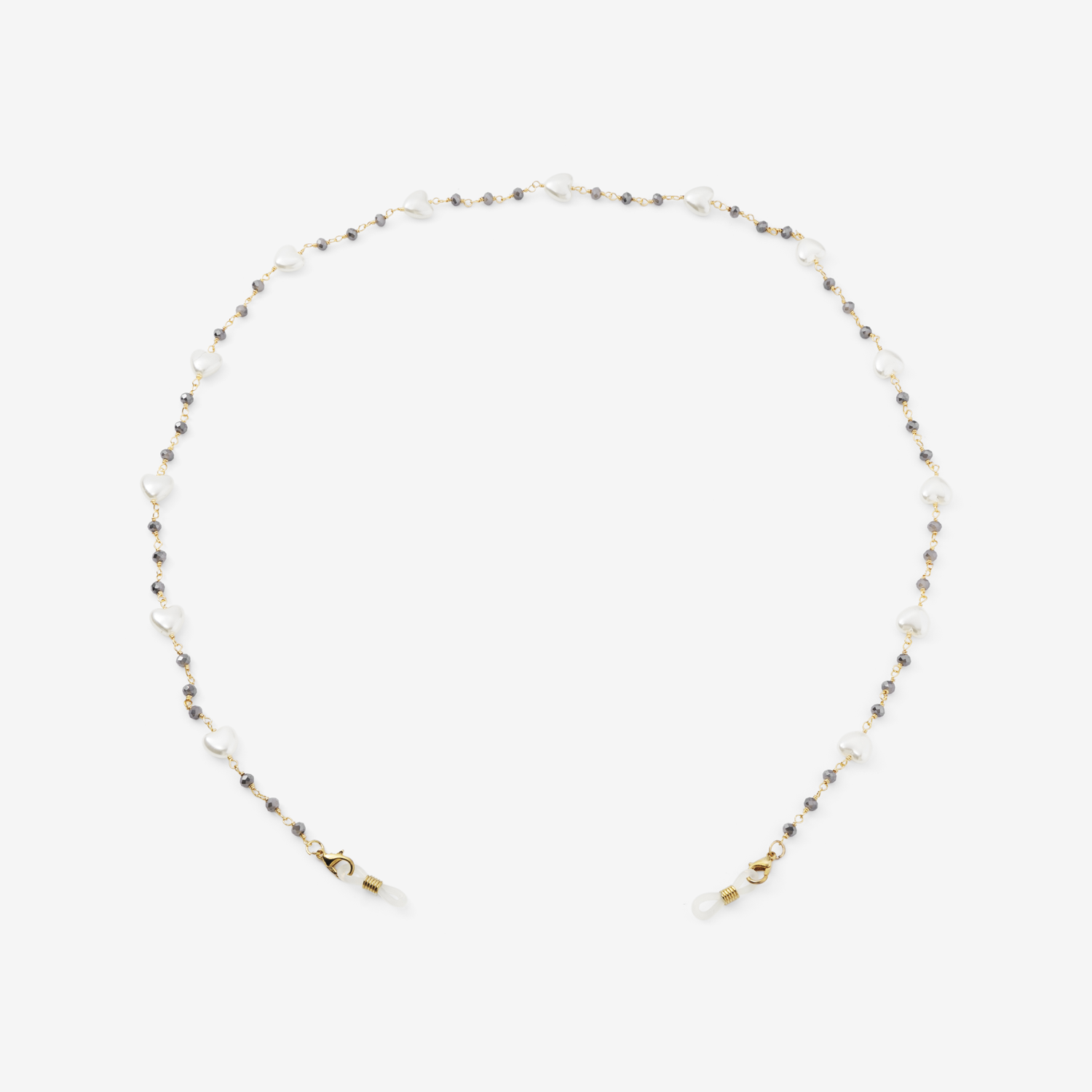 Chaînes Blanches En Forme De Cœur Style Inspiré Par La Nature1