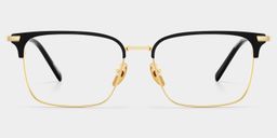 Maxwell Browline Noir Lunettes1