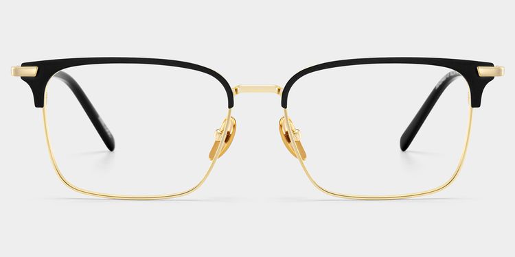 Maxwell Browline Noir Lunettes