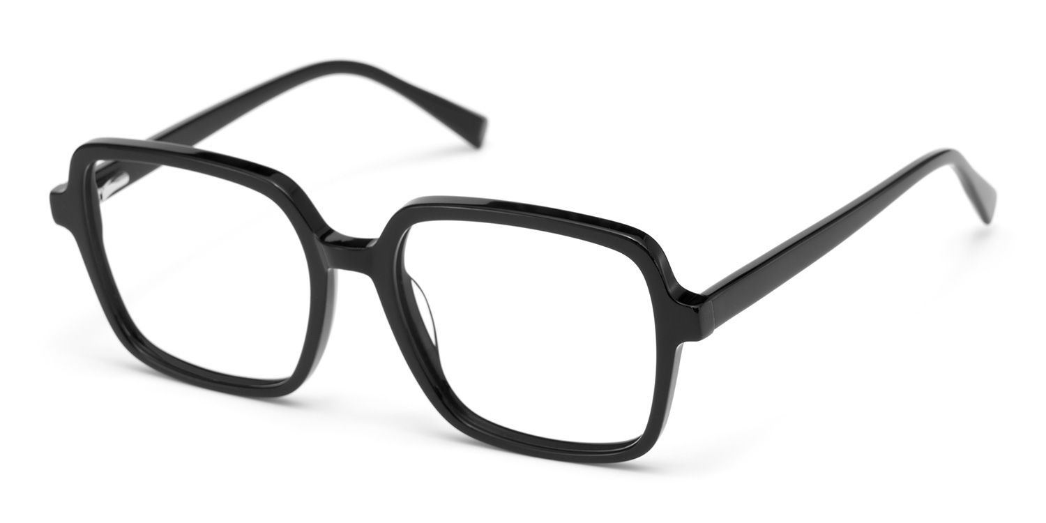 Ember Carré Noir Lunettes2