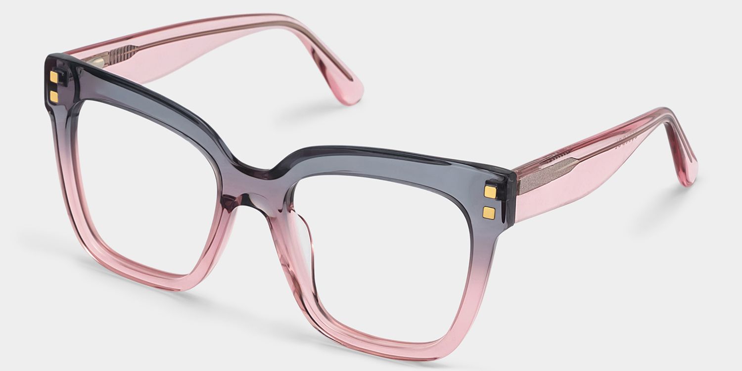 Minguela Carré Gris Rose Lunettes3