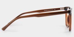 Lunettes carrées marron foncé TR903