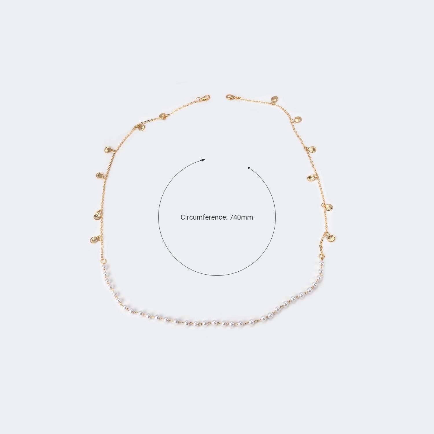 Chaînes Métalliques Antidérapantes à Perles de Mode3