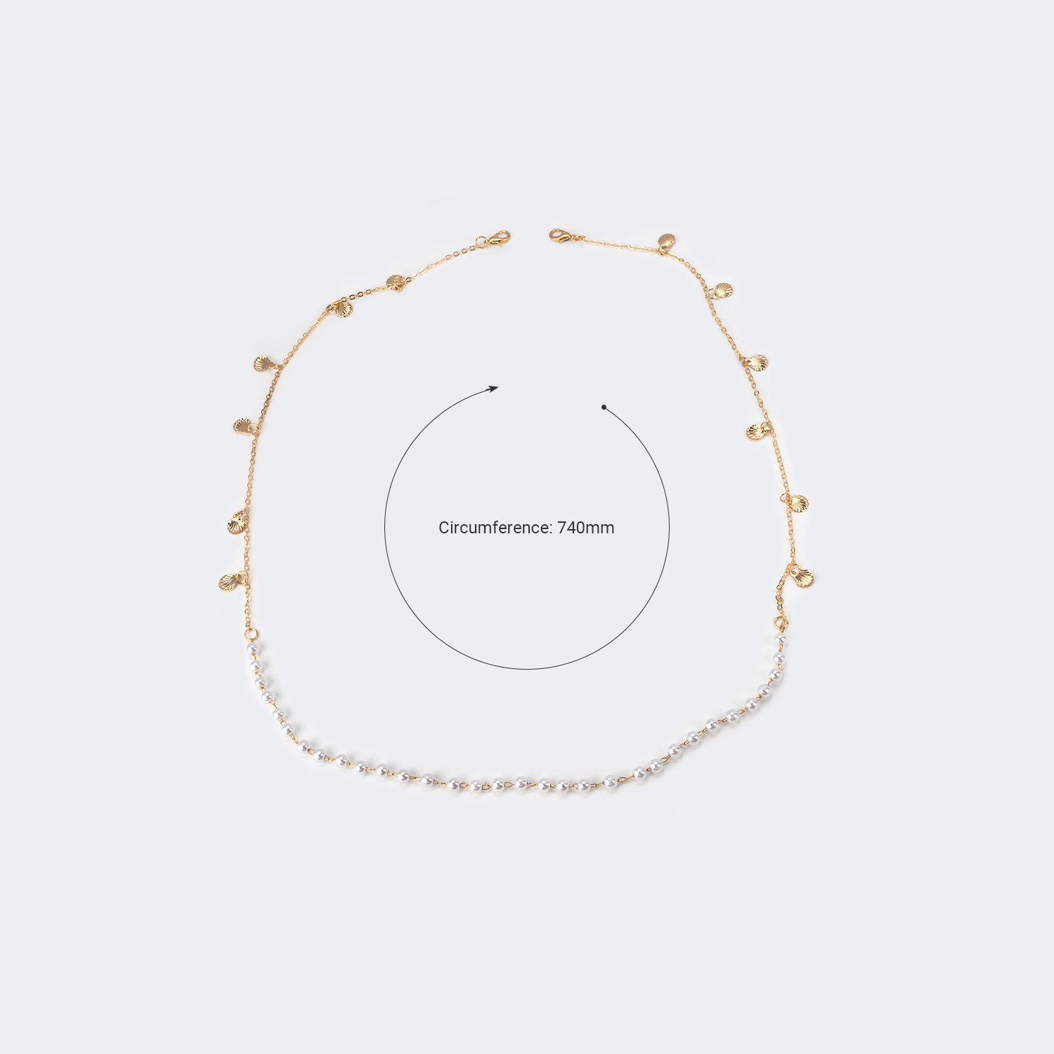 Chaînes Métalliques Antidérapantes à Perles de Mode3