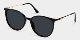 Chanty noir Ronde lunettes de soleil2