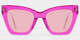 Lunettes roses papillon Mackey0