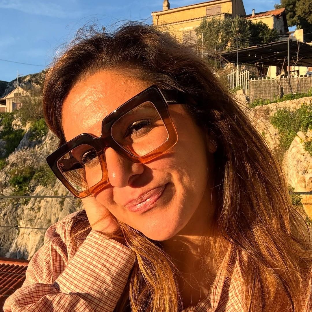 Brandon Marron Carré Lunettes9