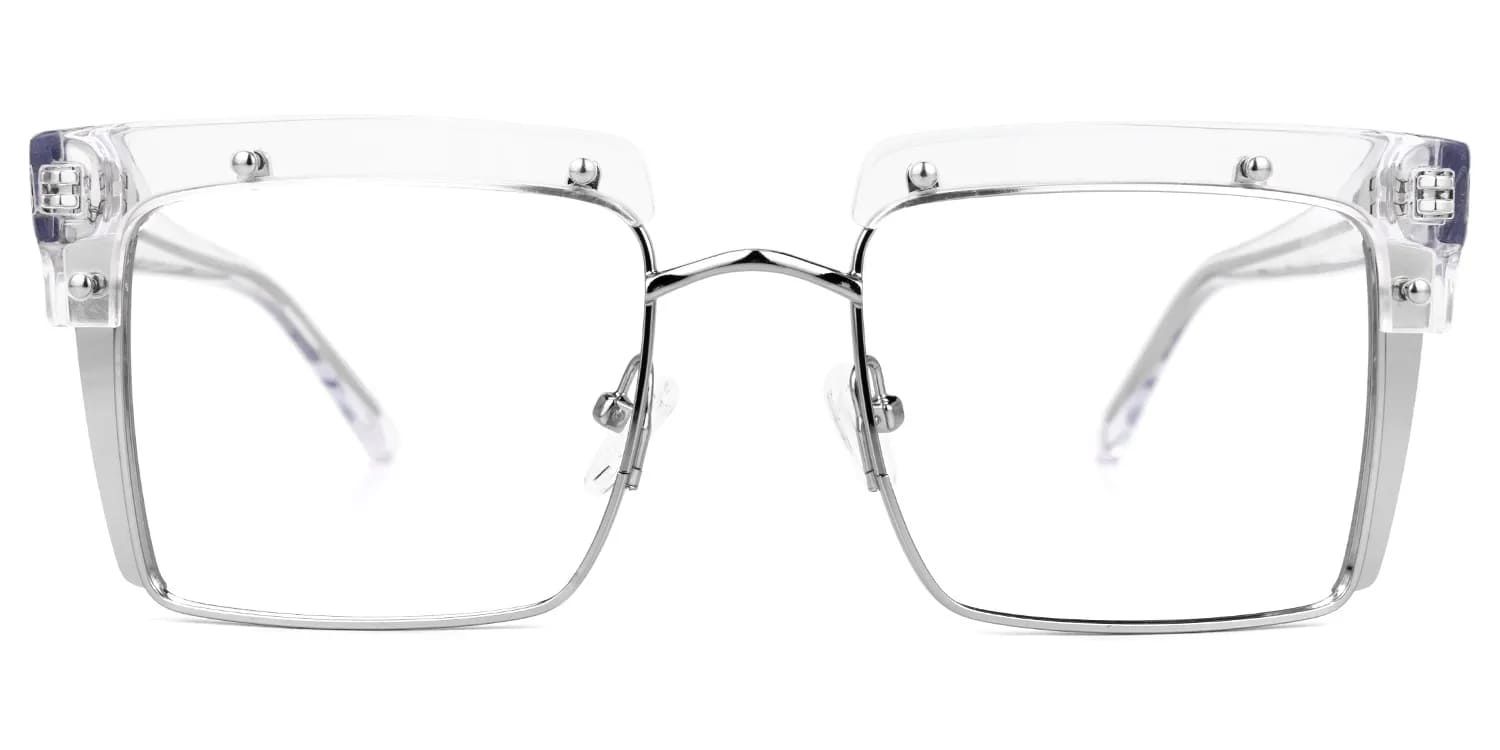 Kiana  Carrées Clair Lunettes1