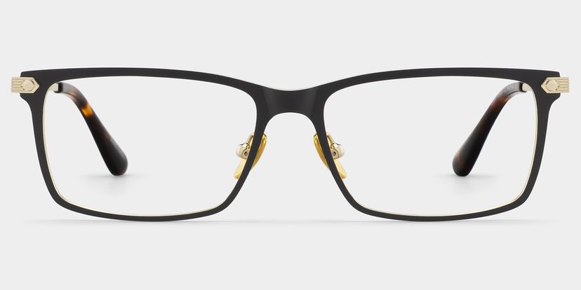 Lunettes rectangulaires noires