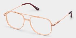 Or Rose Aviateur Lunettes3