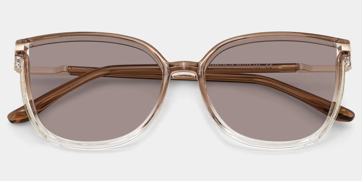 Rodz Marron Cristal Carré Lunettes1