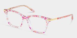 Eliot Rose Rectangulaire lunettes3