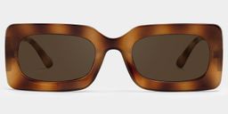 Lunettes de soleil rectangle tortue Ruby0
