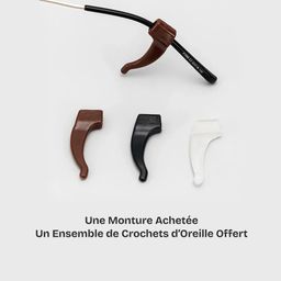 Lunettes rectangulaires noires0