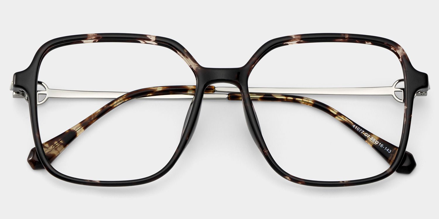 Lunettes carrées tortue Ann1