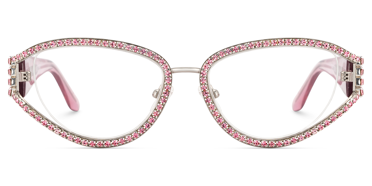 Star Cateye Irisé Lunettes1