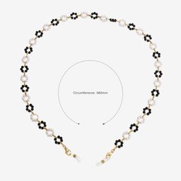 Chaînes de lunettes simples et élégantes à fleurs2