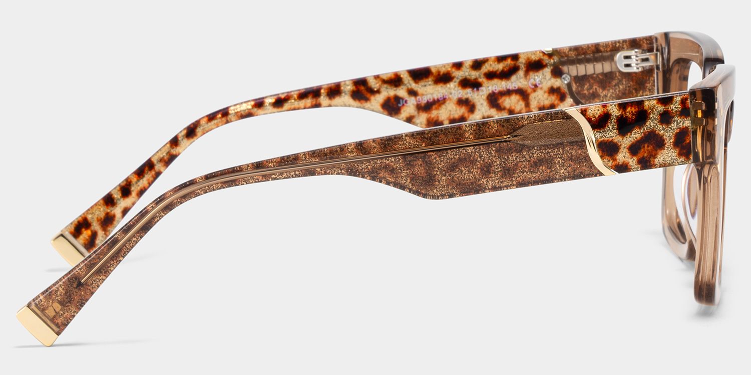 Caius Carré Beige Lunettes4