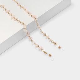 Chaînes de lunettes élégantes en pierre rose0