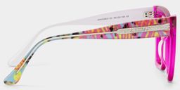 Lunettes roses papillon Mackey3